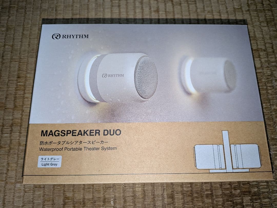 未使用新品　リズム　MAGSPEAKER DUO 　ワイヤレススピーカー