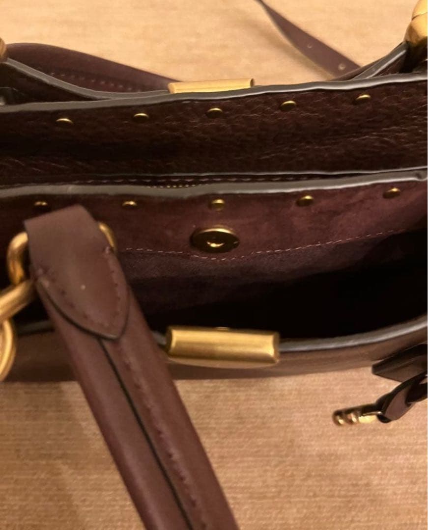 ⭐︎ syouta⭐︎COACH ドリーマー ウィズ リベット ハンドバッグ