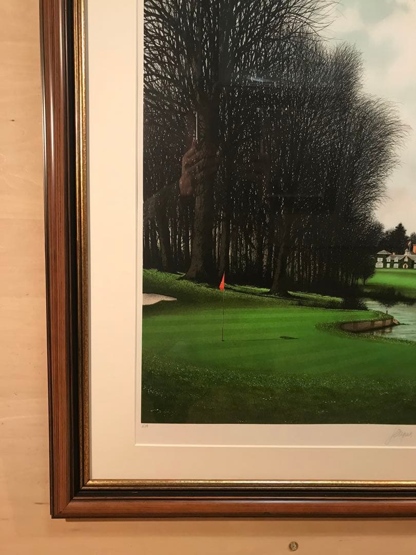 ロビーさま専用デペルト「ゴルフ場・リッチフィールドゴルフクラブ」リトグラフ２作品