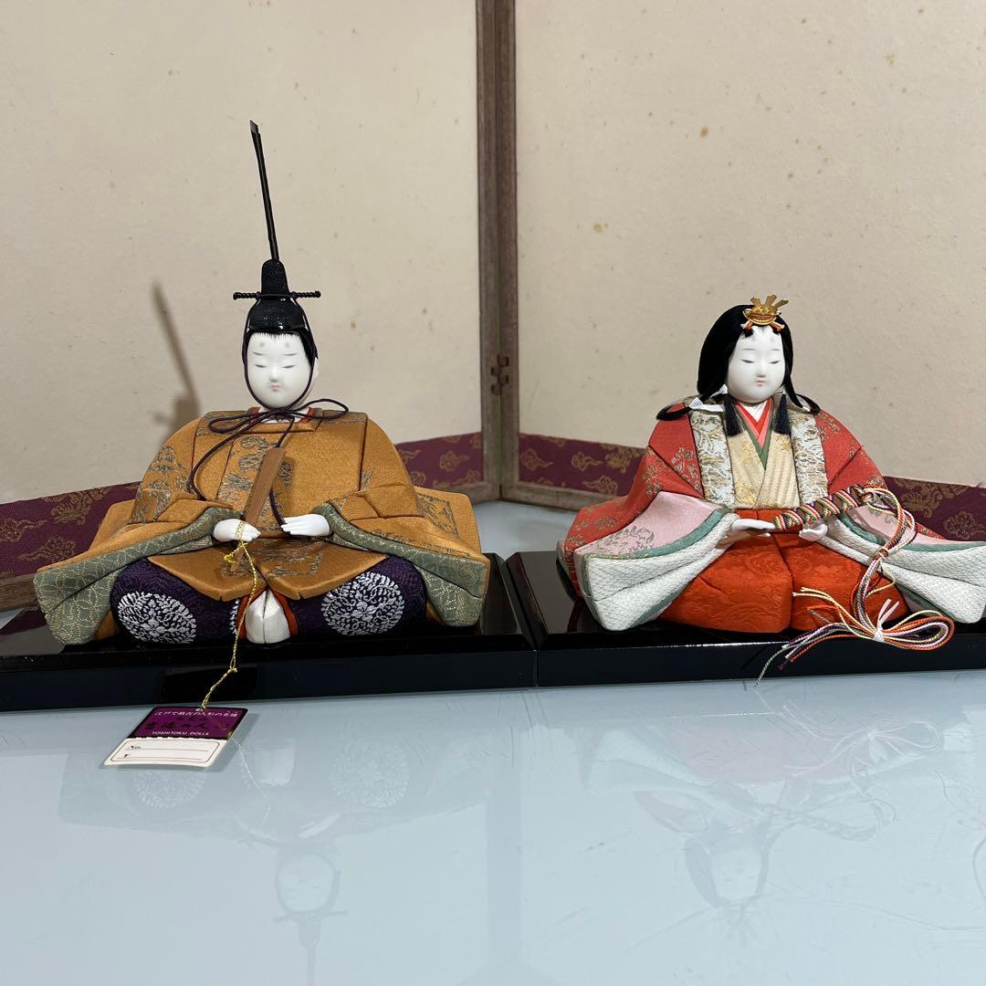 親王飾り　お雛様　木目込