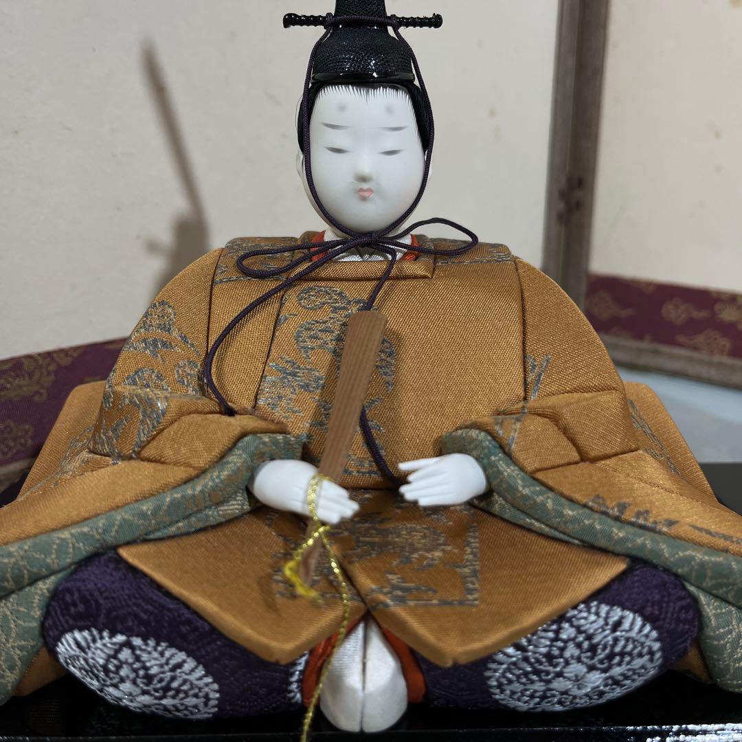 親王飾り　お雛様　木目込