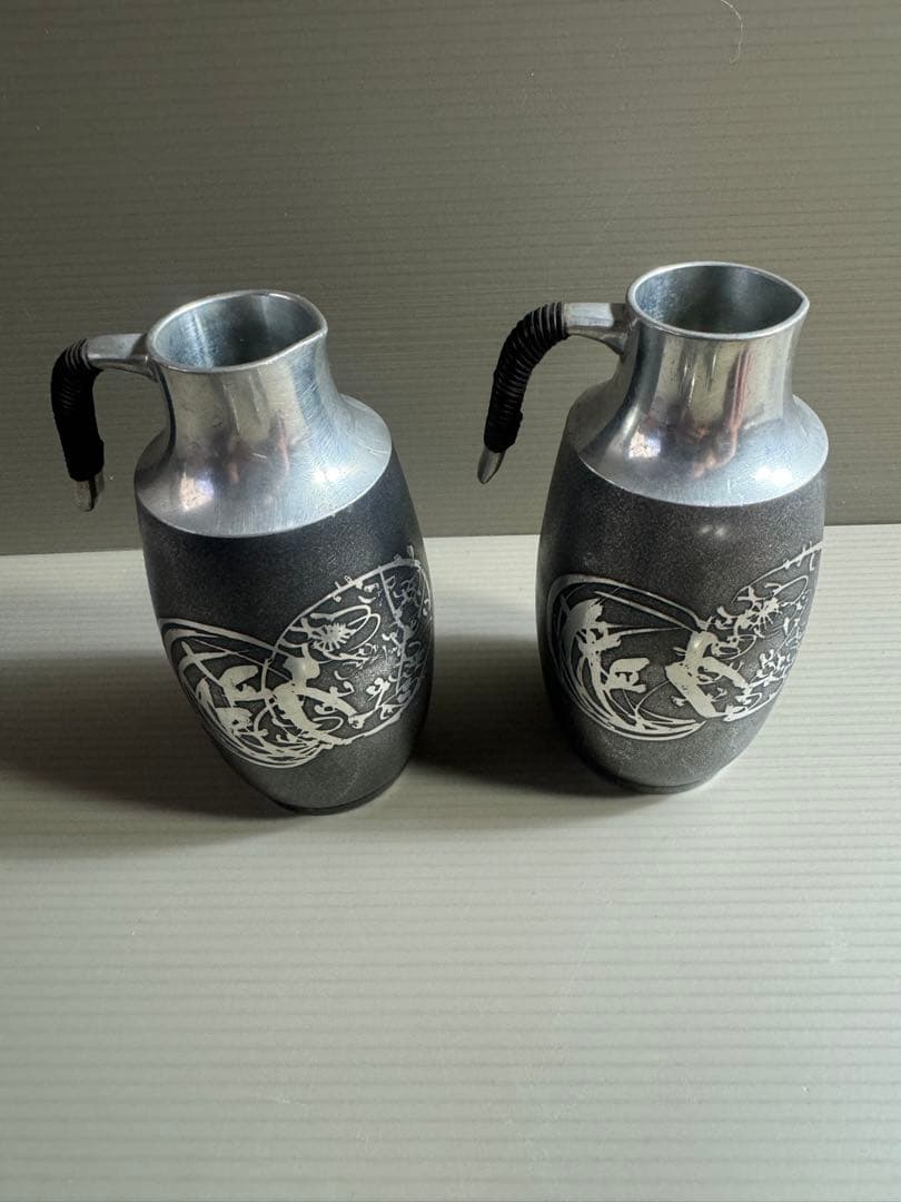 1560 薩摩錫器 本錫　酒器セット