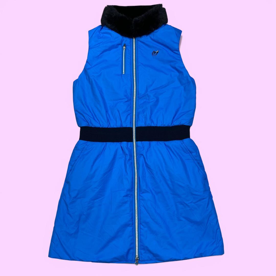 マスターバニーエディション 蓄熱 中綿 ワンピース ジャケット 1 ブルー