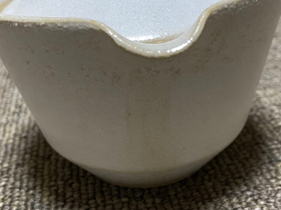 YALI  入れ子茶器 チタン白釉 （紫香xkiwaha)