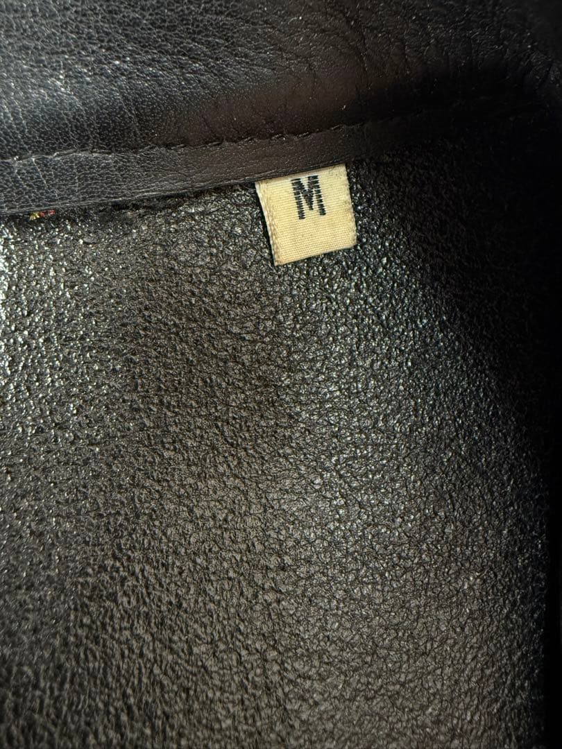 APE アベイシングエイプ レザーライダースジャケット