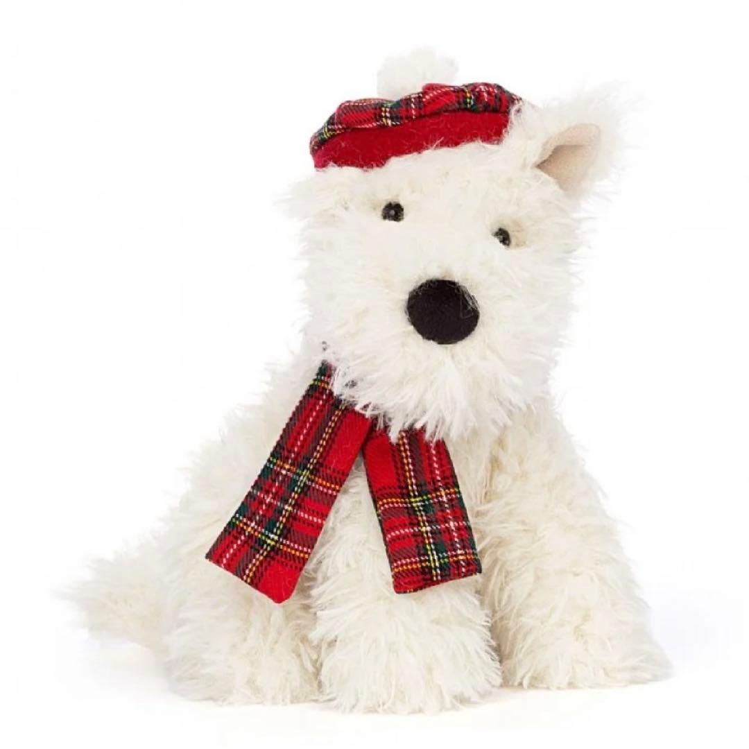 新品　ジェリーキャット　クリスマス　スコッティドッグ　マフラー　ベレー帽