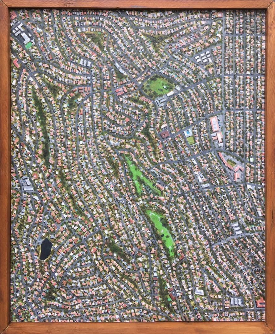 オリジナル絵画作品《Satellite Imagery No. 20》