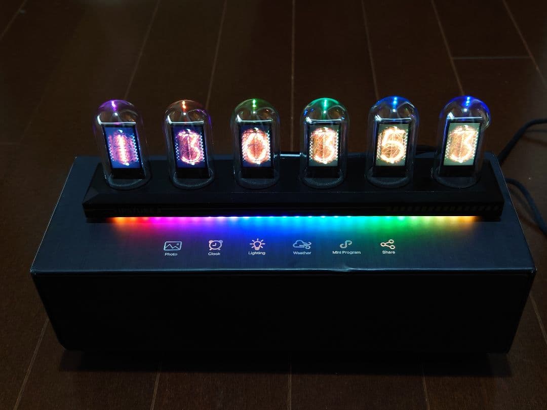 ニキシー管時計 IPSTUBE 虹光 / Gixie Clock/NEXTUBE