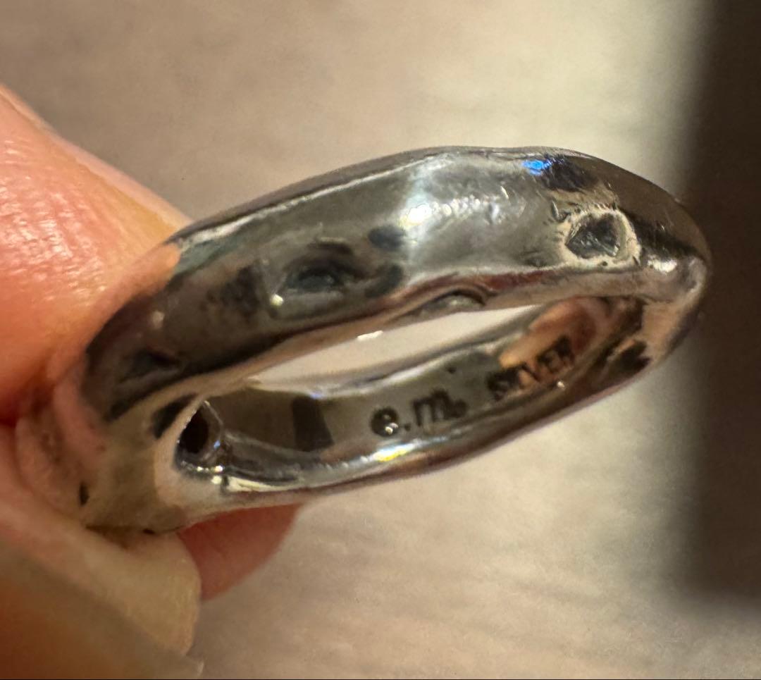 【匿名配送】イーエム★ジルコニア★シルバー★ピンキーリング★１号★e.m.