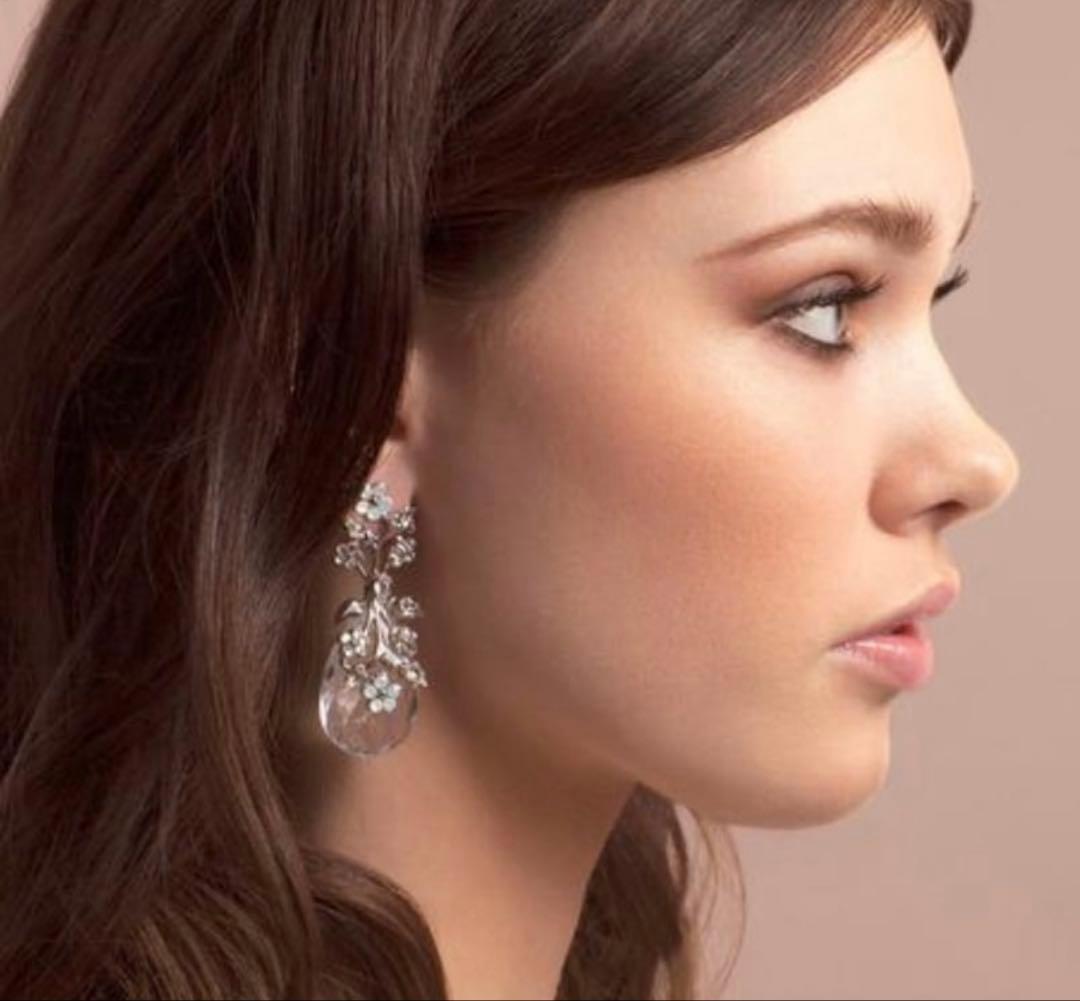 お*ゆ様 エリザベスバウアー　sakura dew dropピアス