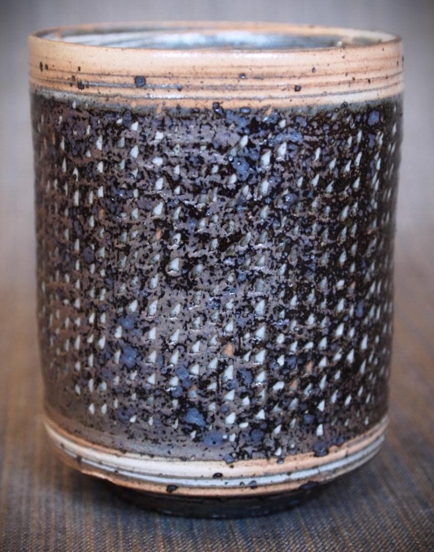 新作★中里太亀【師＆父：中里隆】三島唐津湯のみ