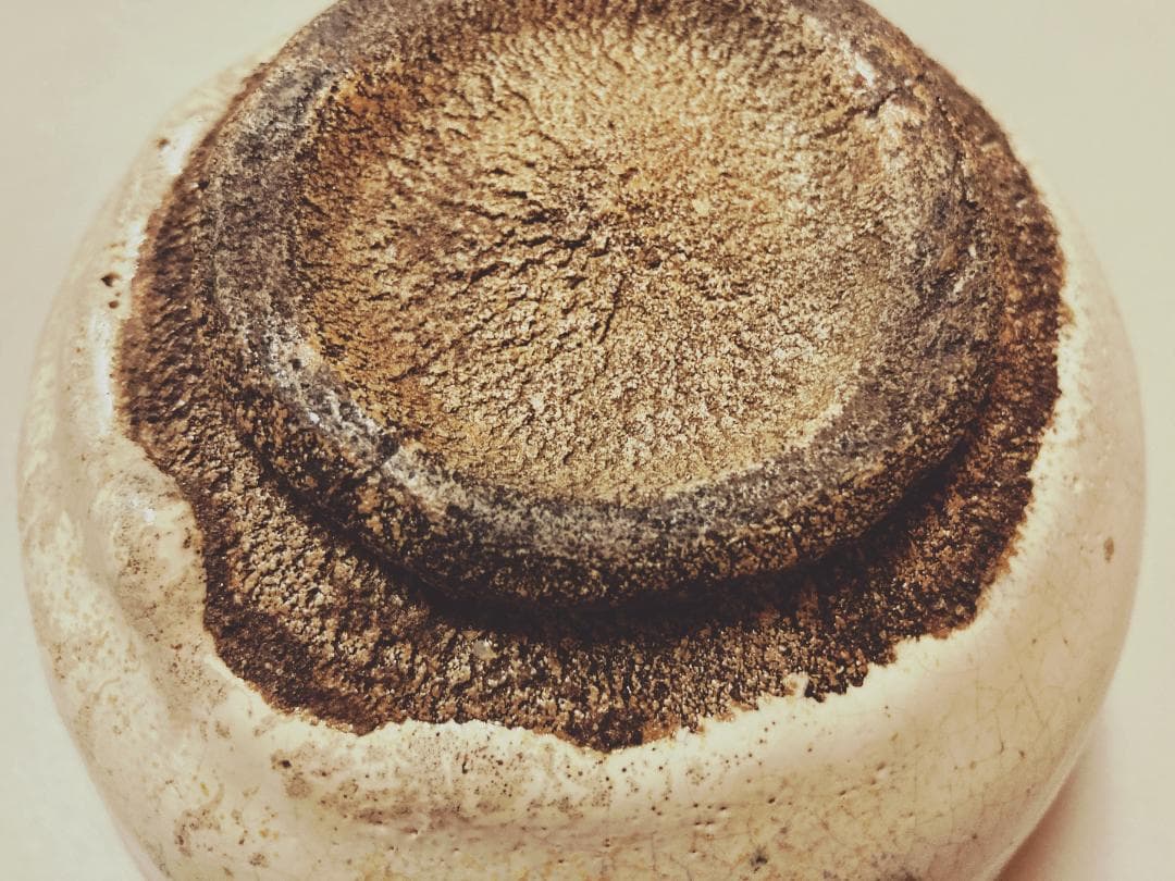 【値下げ】【時代】 斑唐津 抹茶碗 中里宗家 椎乃峰窯 【真作保証】