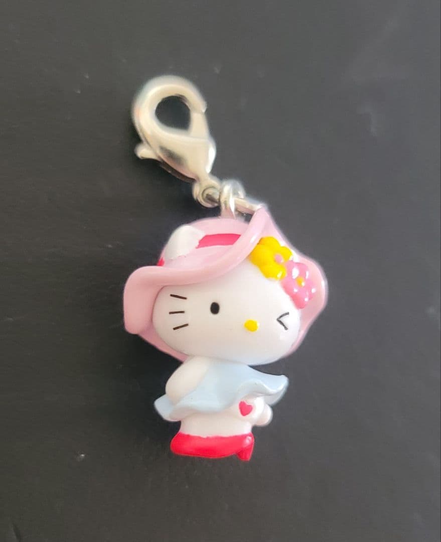 レア ご当地キティ　東京限定　銀座カンカン娘　ファスナーマスコット 2007年