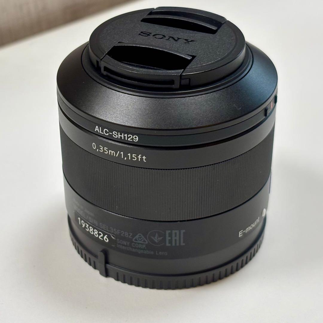 SONY SEL35F28Z レンズフィルター付き