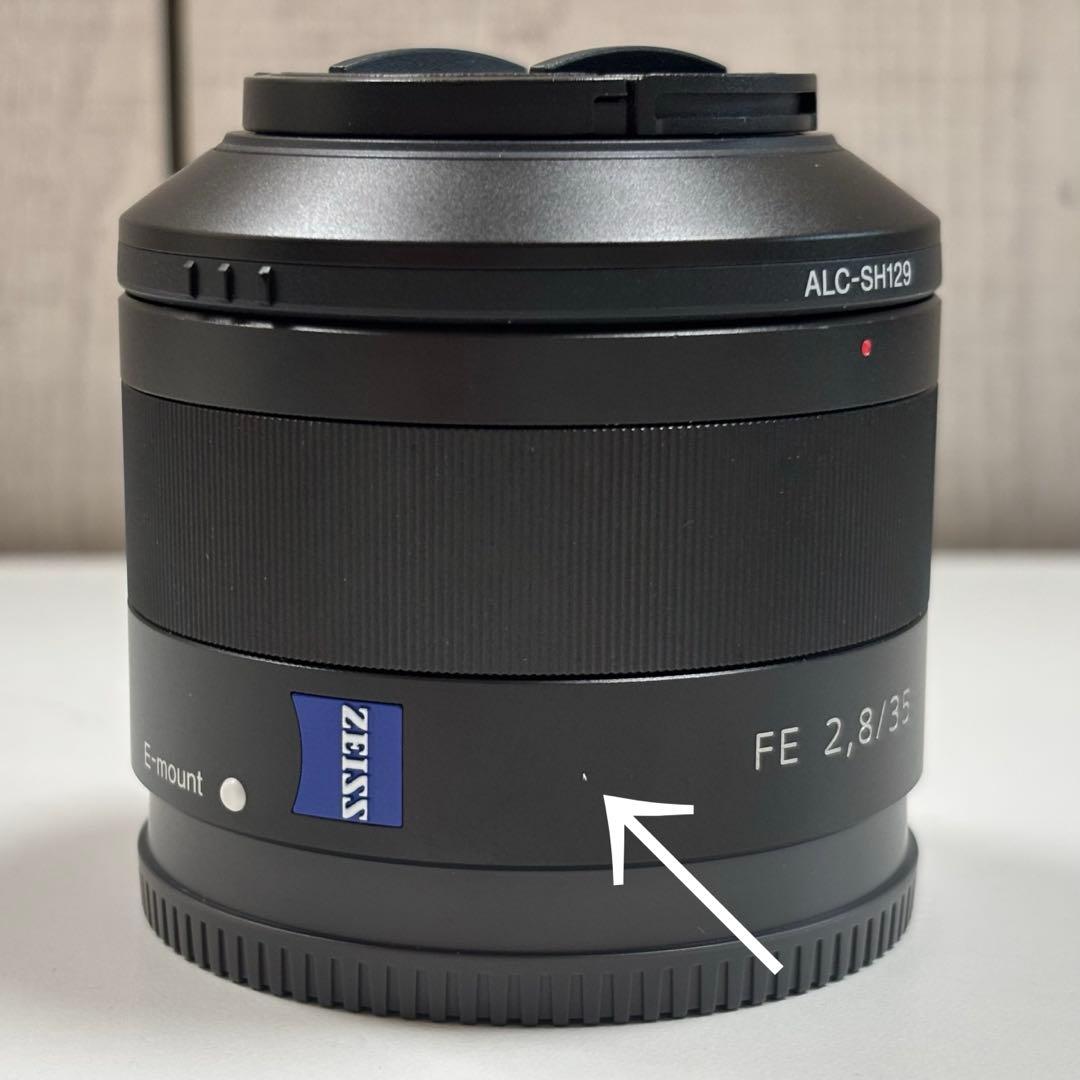SONY SEL35F28Z レンズフィルター付き