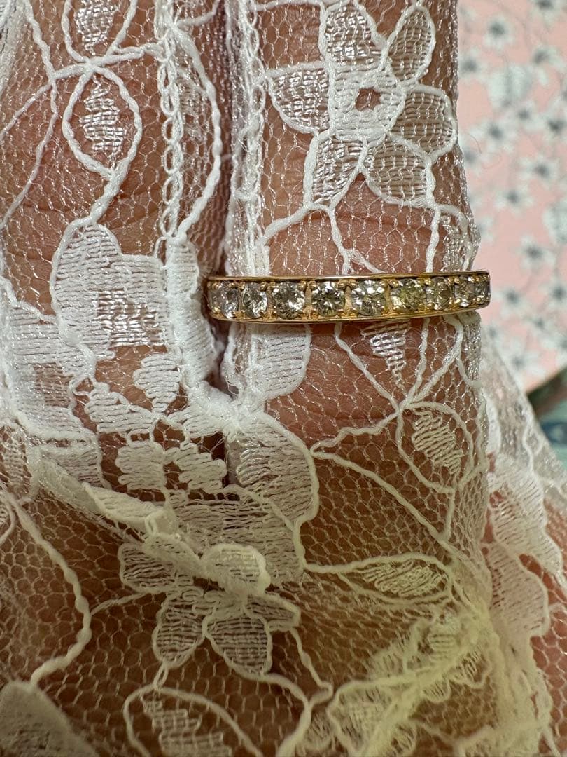 k18 エタニティリング0.7ct