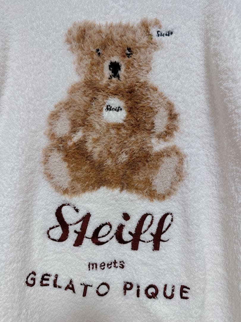 セットアップ ジェラートピケ 【Steiff】Jamesジャガードプルオーバー白