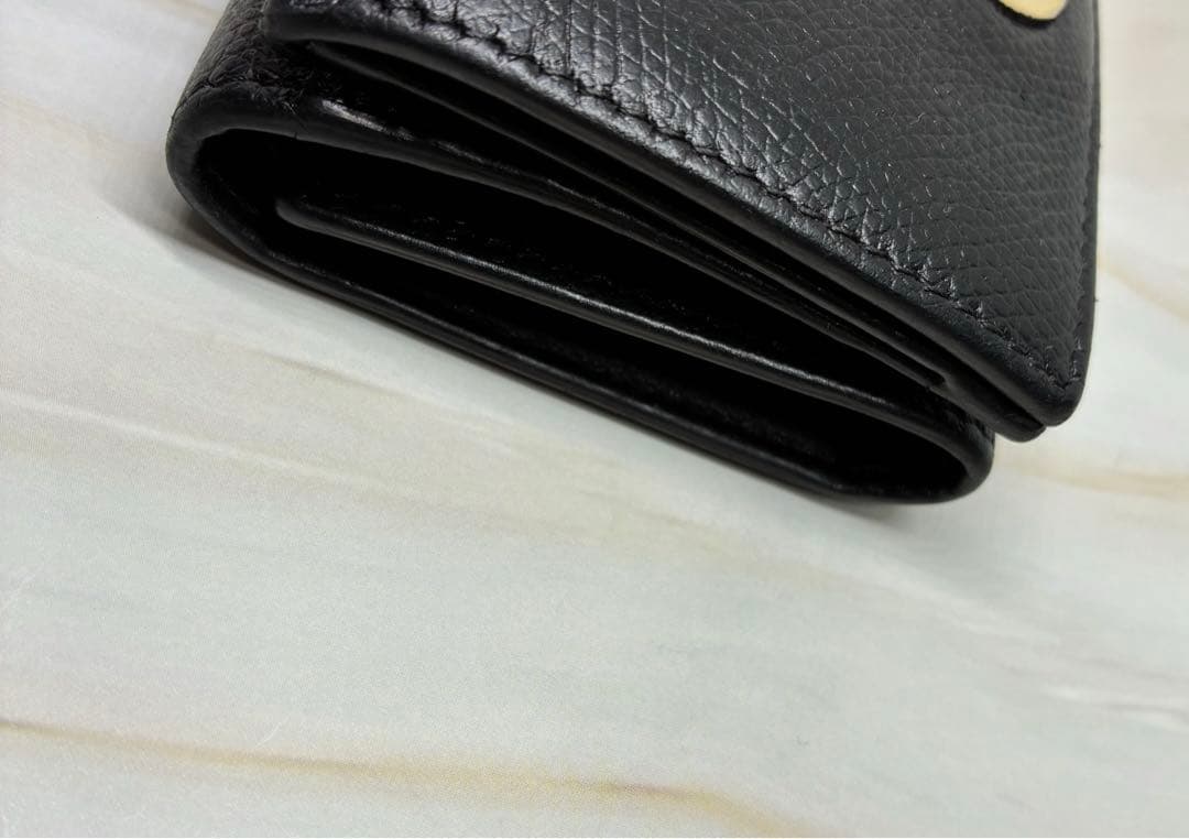 Dior カロ ブラック 三つ折り財布