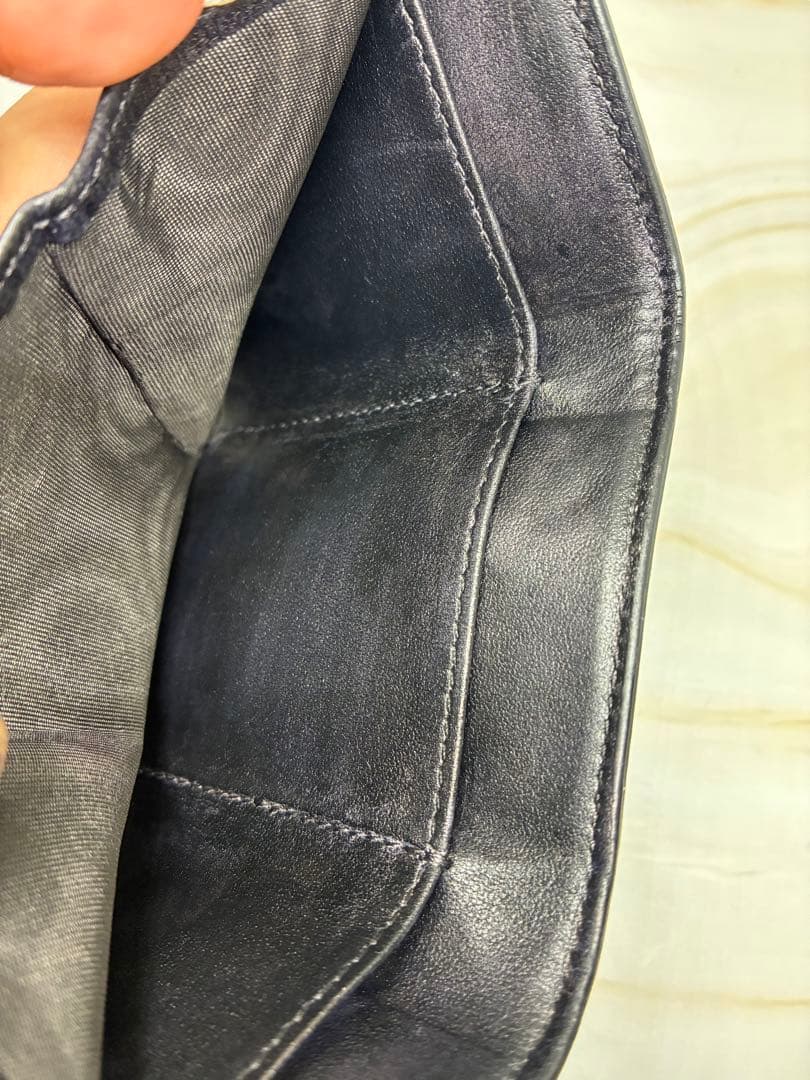 Dior カロ ブラック 三つ折り財布