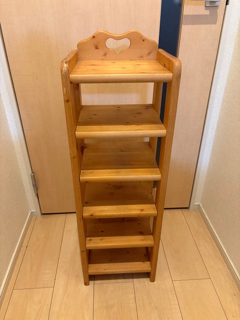 アメリカンカントリー家具　ハートシューズBOX スリッパラック　棚