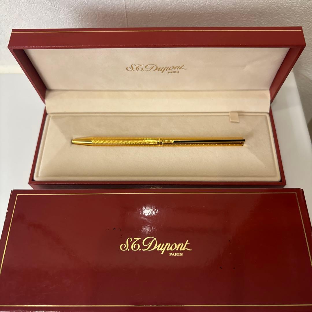 匿名　スピード発送　 S.T. Dupont ゴールドボールペン本体未使用に近い