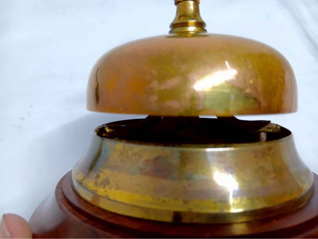 アンティーク　ベル　呼び鈴　チャイム　鈴　骨董　レトロ　ヴィンテージ