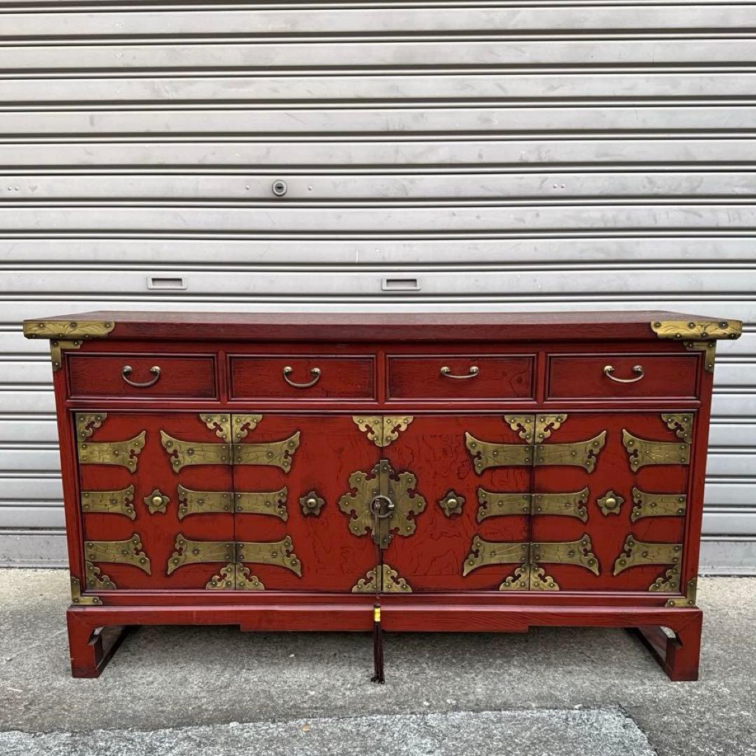 韓国　モリジャン　桐製　ローボード 李朝家具 韓国 和室 アンティーク