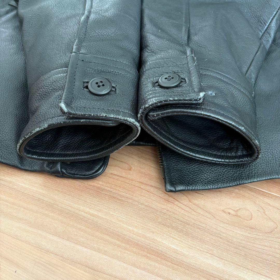 【美品】old gap ブラック レザージャケット ギャップジャパン製