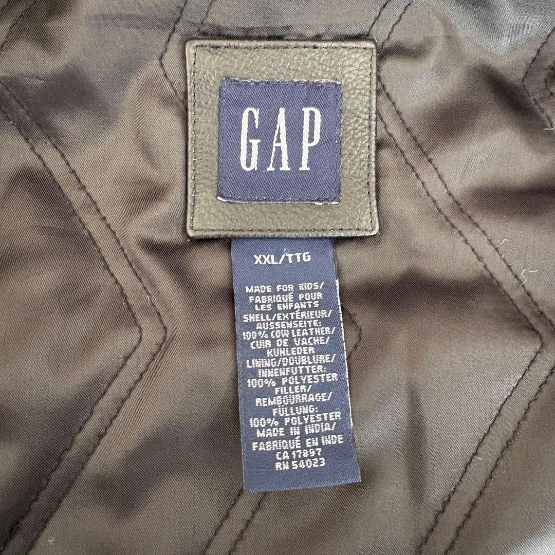【美品】old gap ブラック レザージャケット ギャップジャパン製