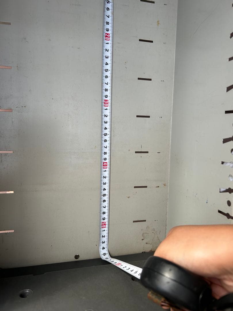 スチール製3段書類ケース　ビンテージ　サビ感　プラス　昭和レトロ　大量収納