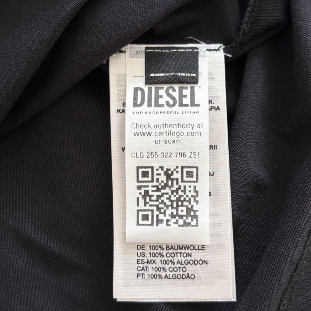【極美品】DIESEL ディーゼル ノースリーブ タンクトップ オーバルD