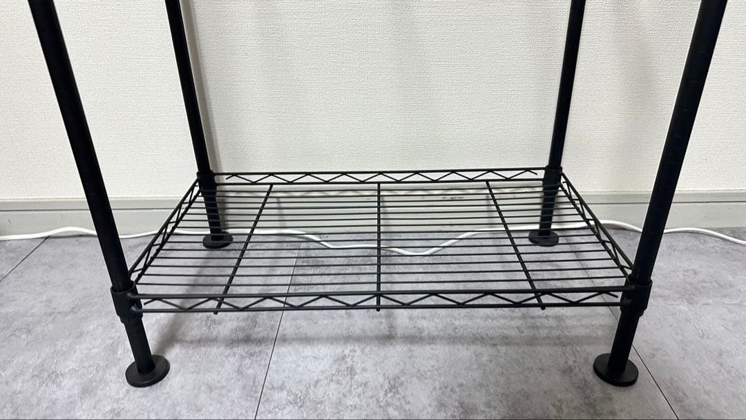 BLITZER 3段メタルラック ブラック ミール