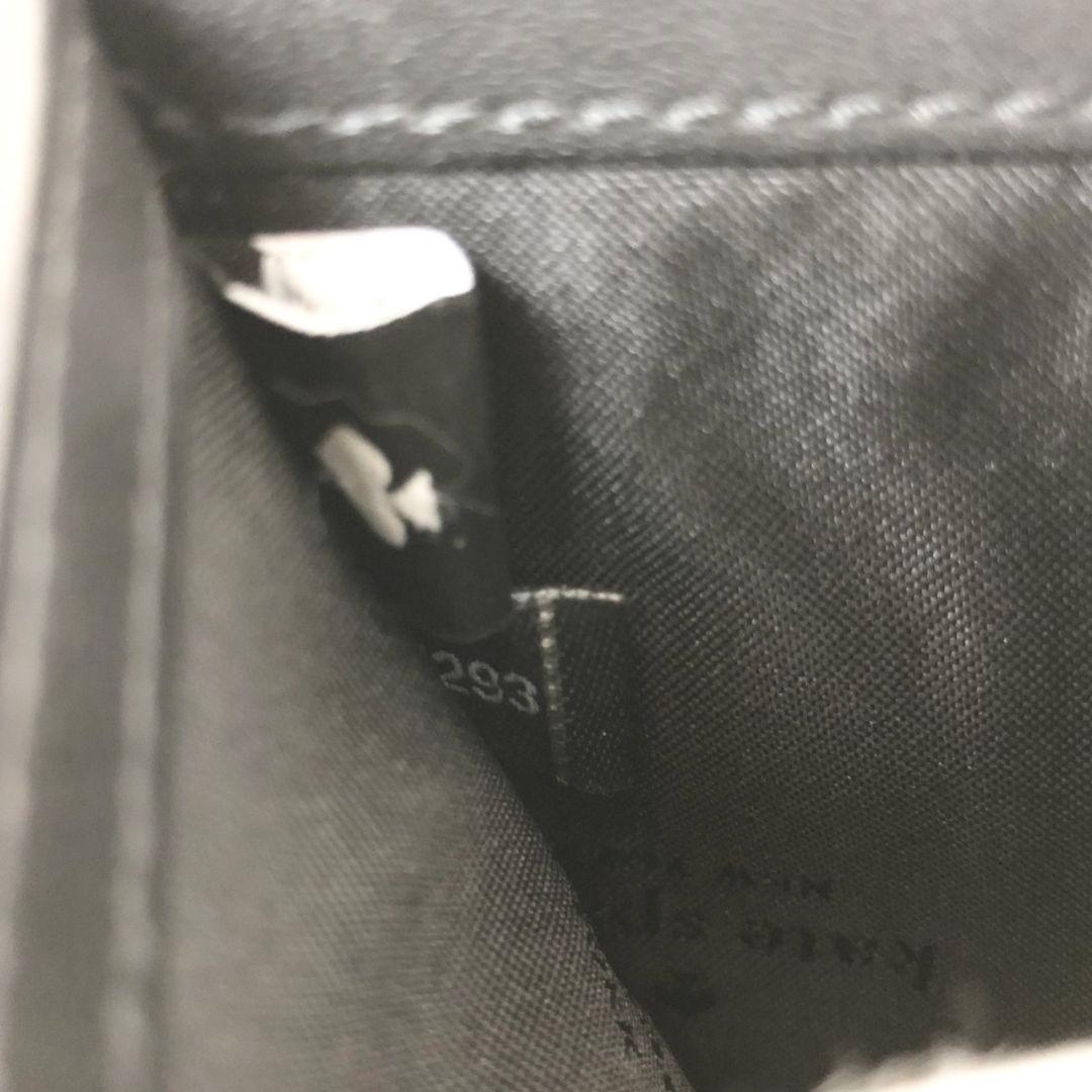 【美品】ケイトスペード二つ折り財布 マディソン スモール Lジップ ブラック