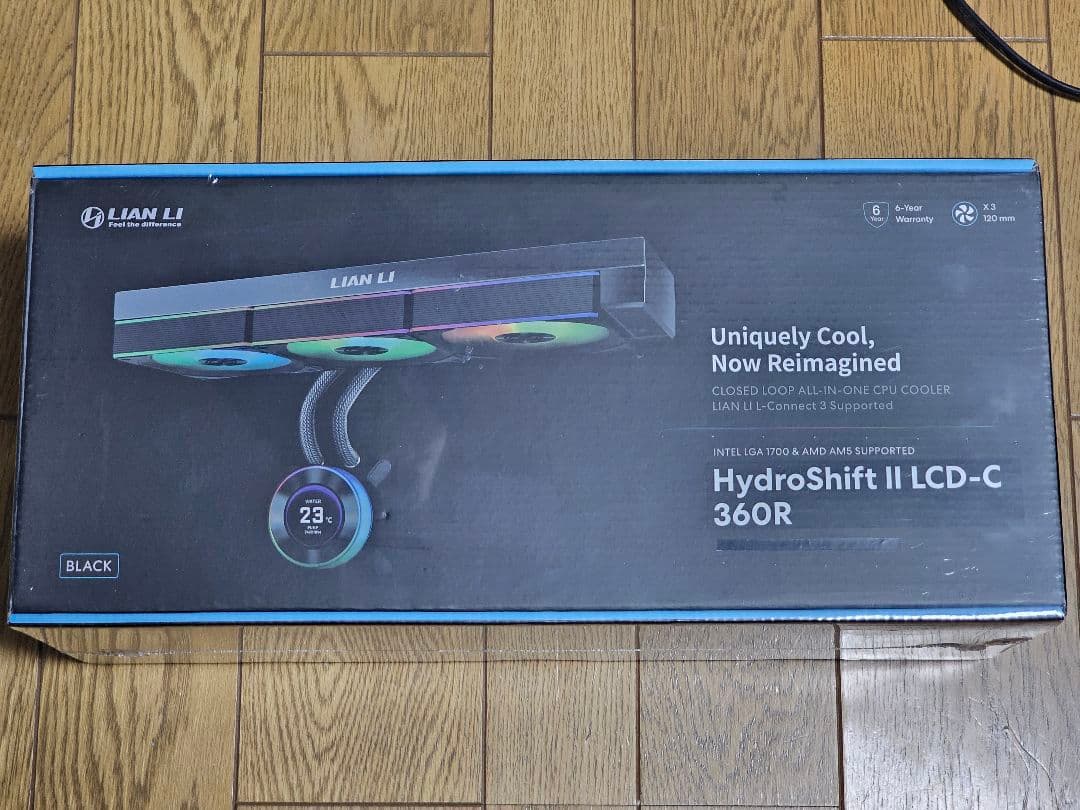 【新品】水冷 Lian Li HydroShift II LCD-C 360R