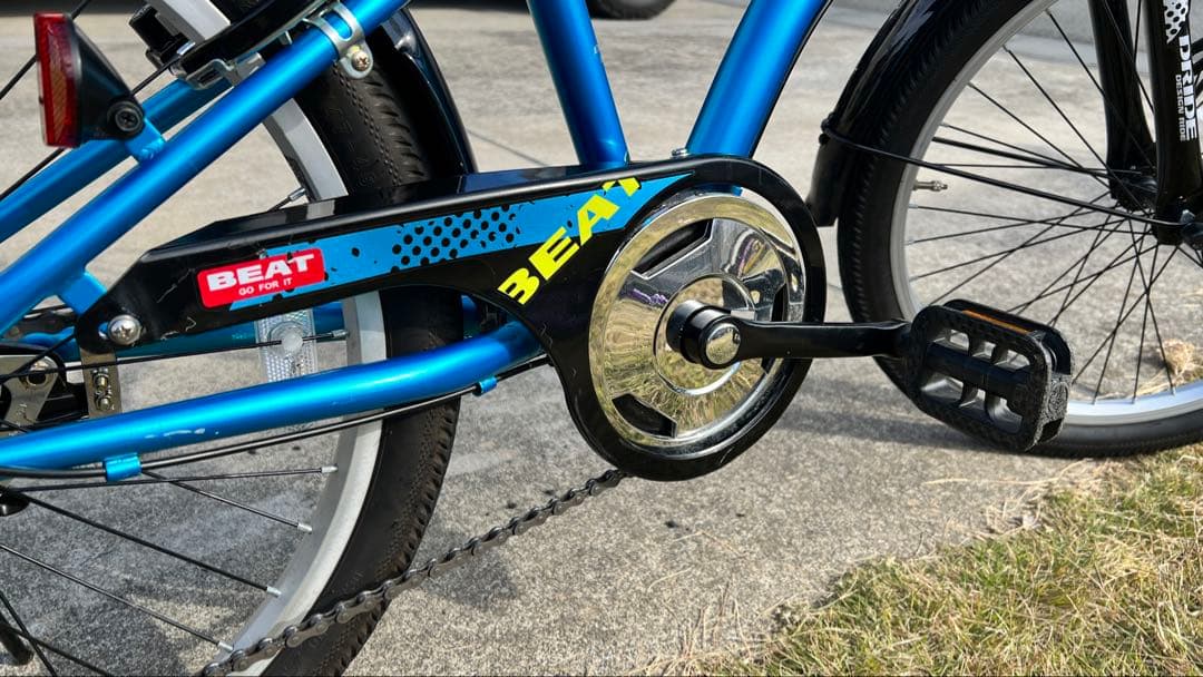 22インチ ジュニアサイクル 自転車 6段ギヤ 譲渡書類有 引き取り限定 茨城