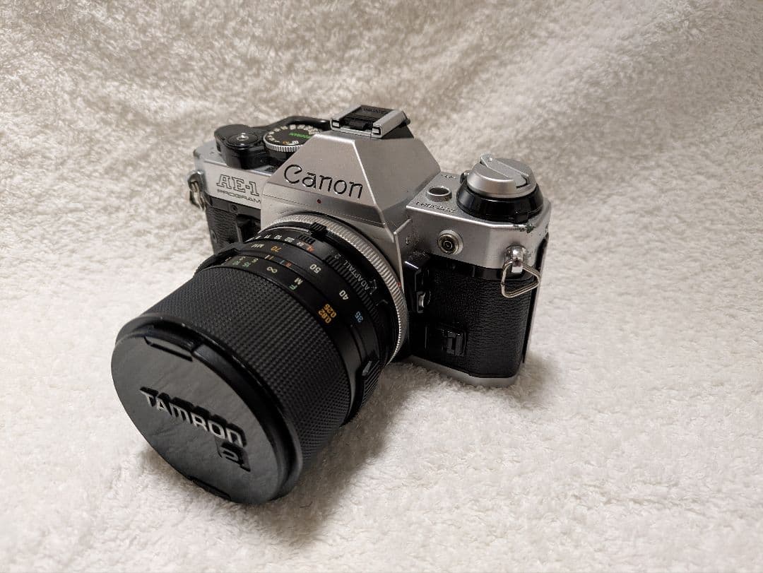 Canon AE-1 フィルムカメラ Tamronレンズ付き