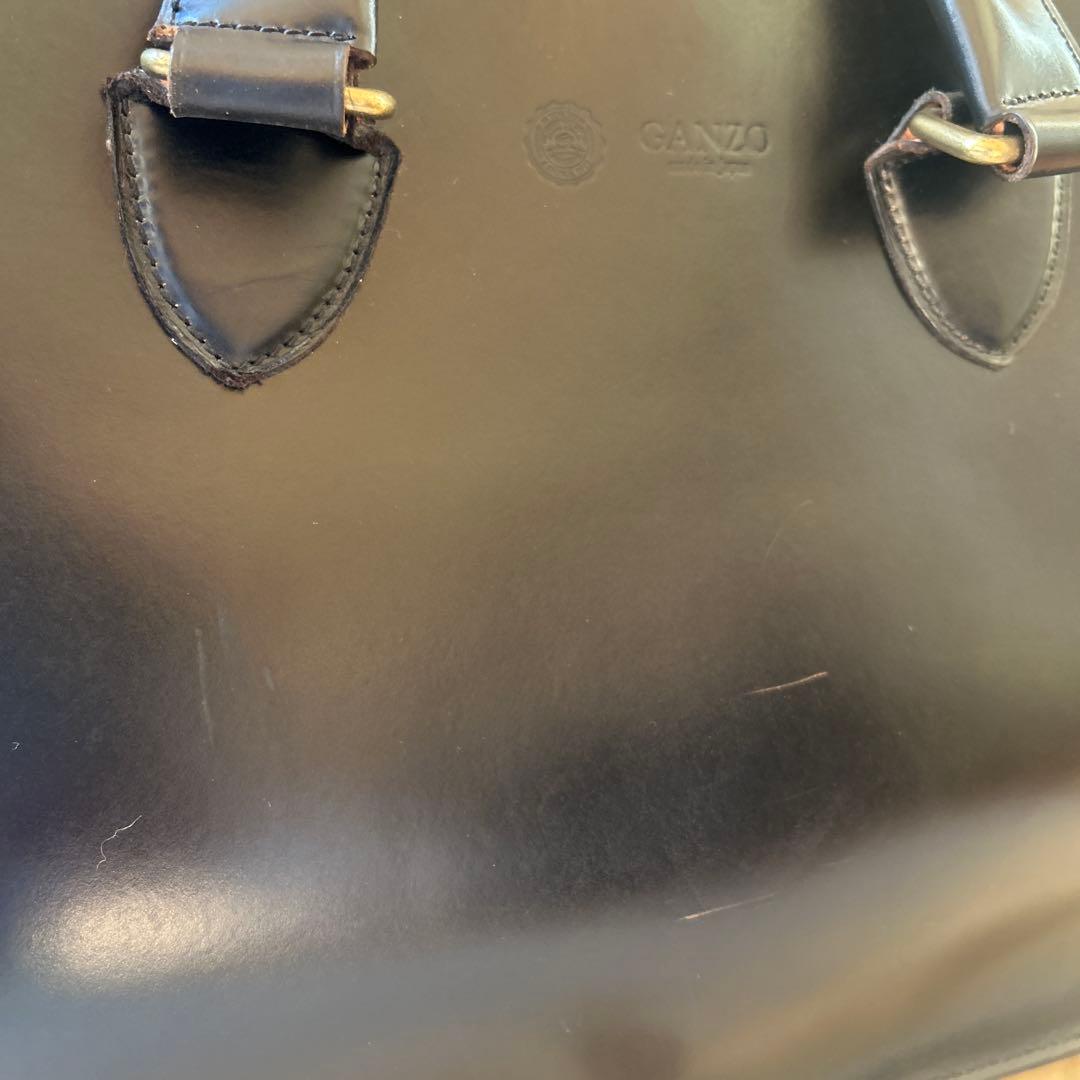 美品！GANZO レザー ビジネスバッグ/ブラック