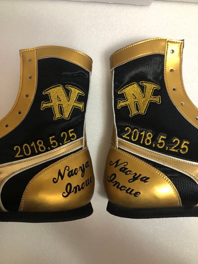 希少❗️10足限定‼️【井上尚弥選手レプリカシューズ】2018年3階級制覇記念❗️