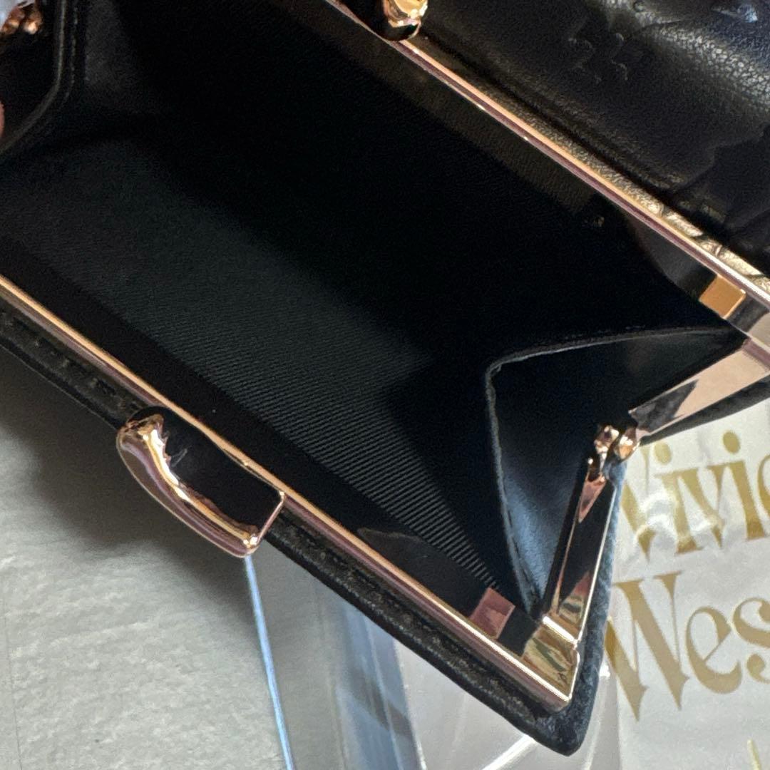 ヴィヴィアン・ウエストウッド　三つ折り財布 ブラック