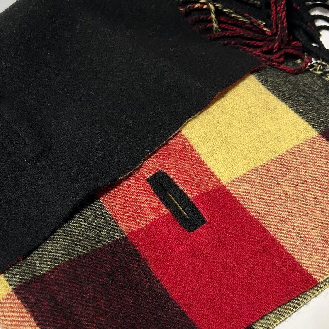 美品 ヴィヴィアンウエストウッド チェック ウール ストール マフラー ショール