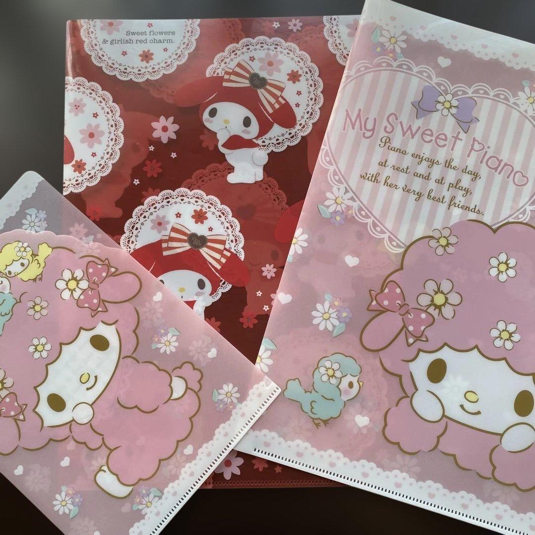 ハローキティ マイメロディ シュガーバニーズ メモ・レターセット・ファイルなど