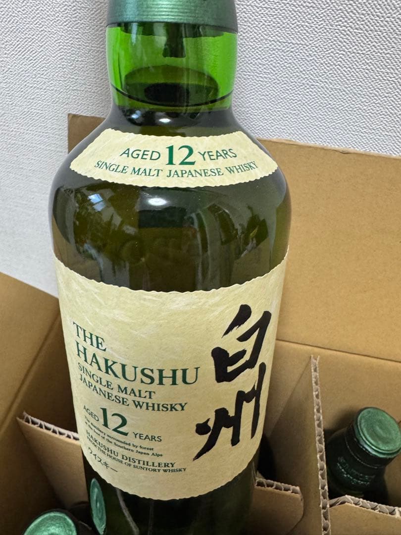 白州12 HAKUSHU 12年 シングルモルトウイスキー 700ml 12本入