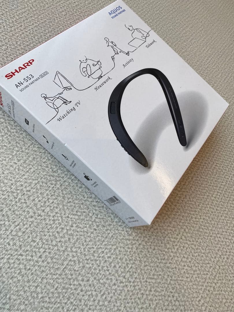 SHARP AN-SS3 ネックスピーカー ブラック