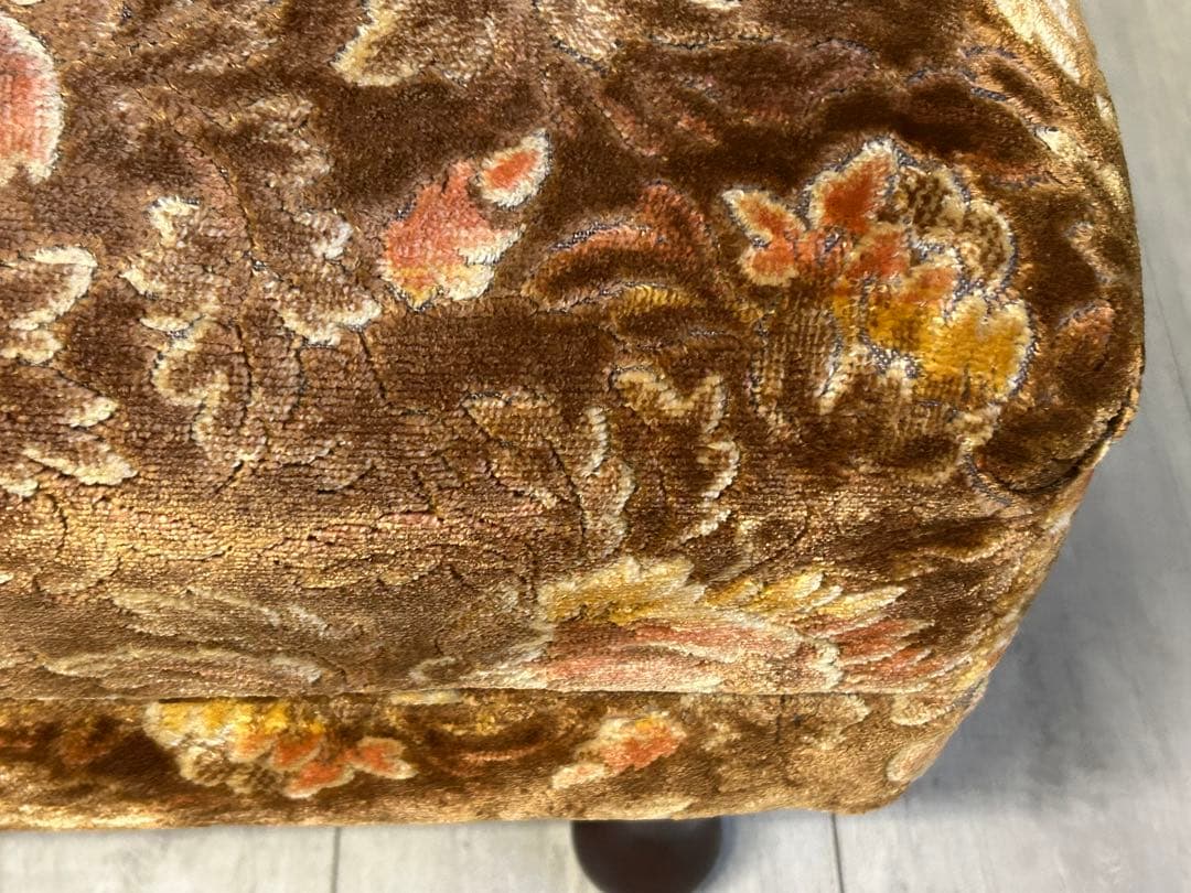 アンティーク　ヴィンテージ　オットマン　スツール　洋風　ヨーロピアン　IR