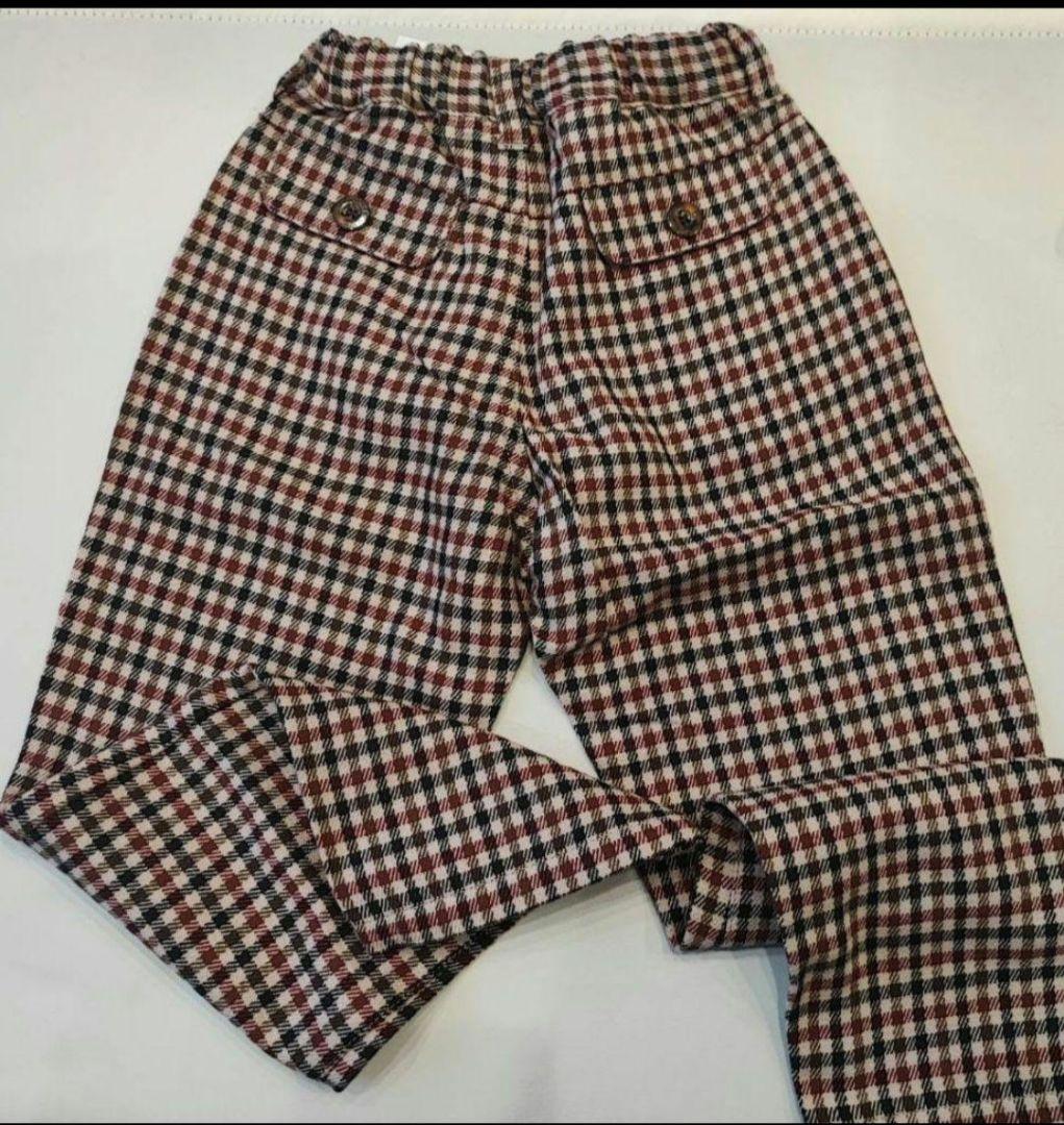 新品未使用タグ付き☆ミキハウス　チェック柄パンツ　１１０サイズ　フォーマル