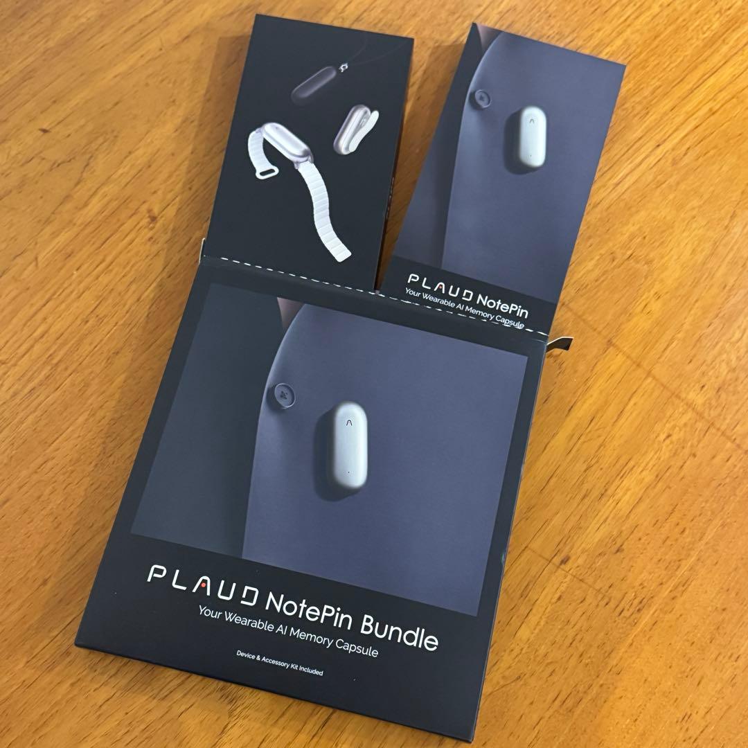 PLOUD NOTE PIN プラウドノートピン AI文字起こし機能　記事録作成