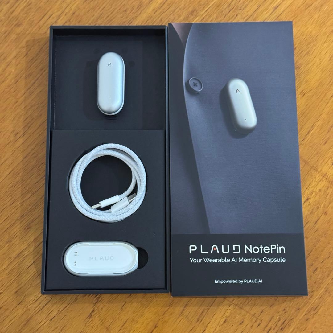 PLOUD NOTE PIN プラウドノートピン AI文字起こし機能　記事録作成