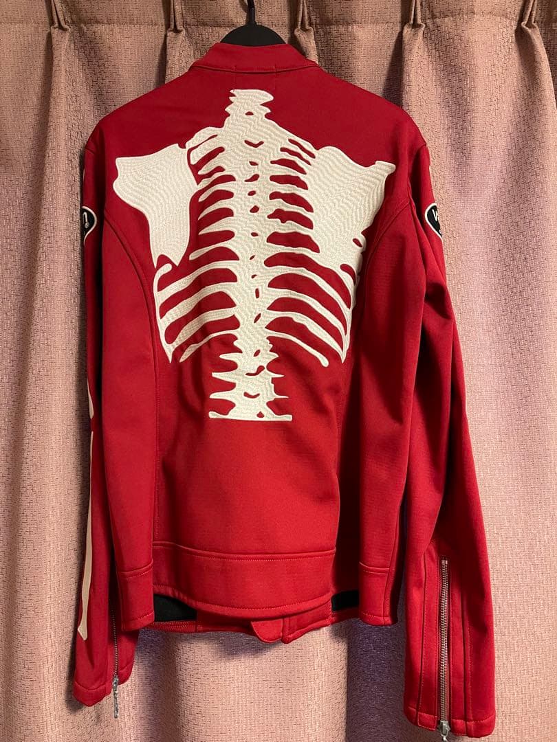 新品　vanson ボーン　ボンディングライダース　希少レッド　サイズM