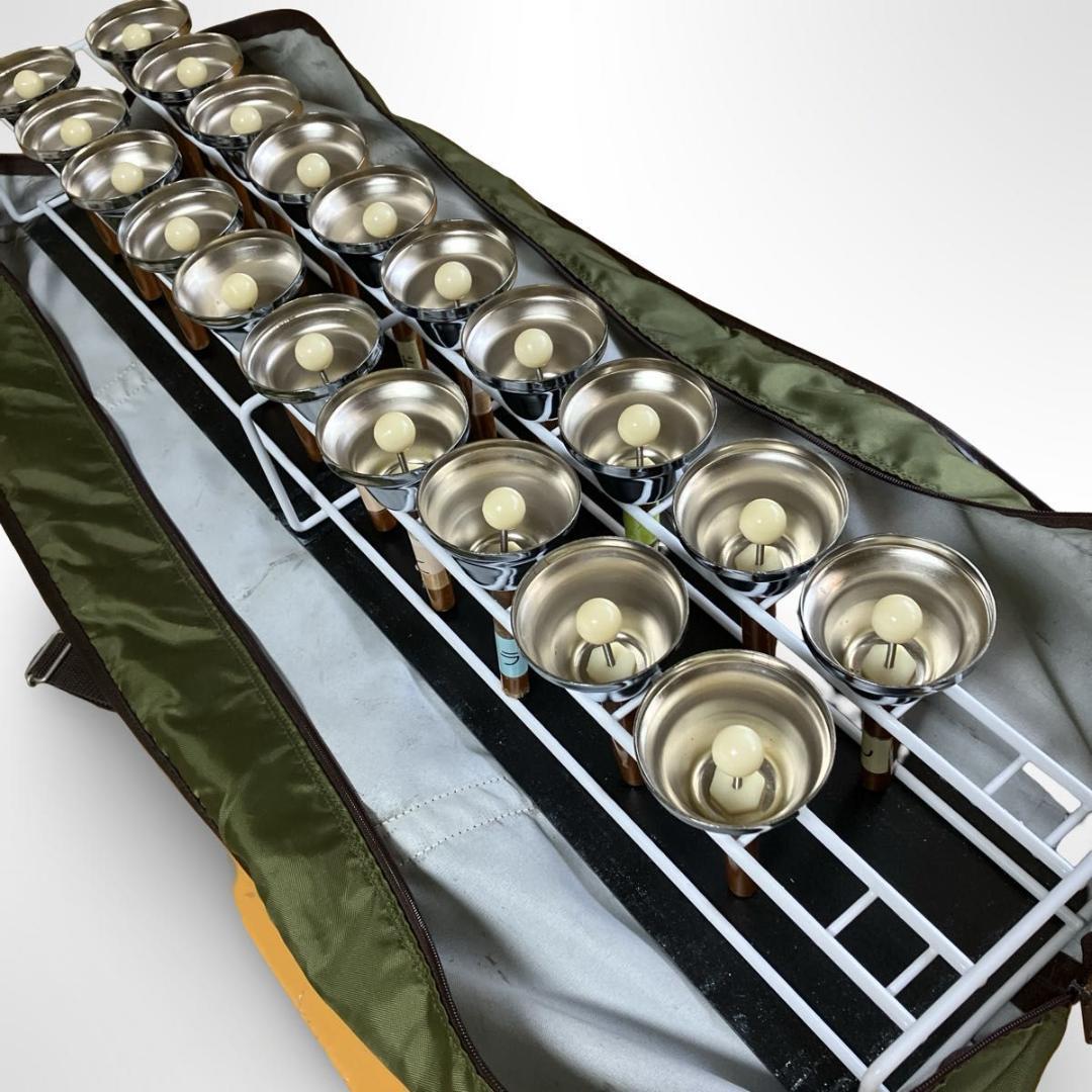 ミュージックベル 内田洋行 MB-S 20音 スタンド付き UCHIDA