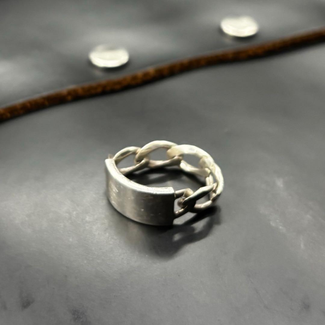 アクセサリー garden of eden CURB CHAIN ID RING(S)